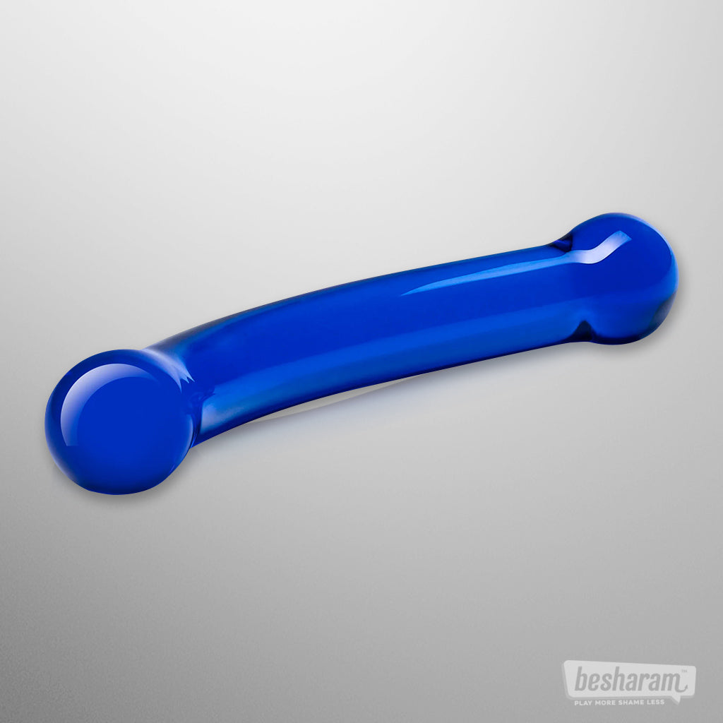 Glas 6" Curved G-Spot Dildo-IMbesharam.com