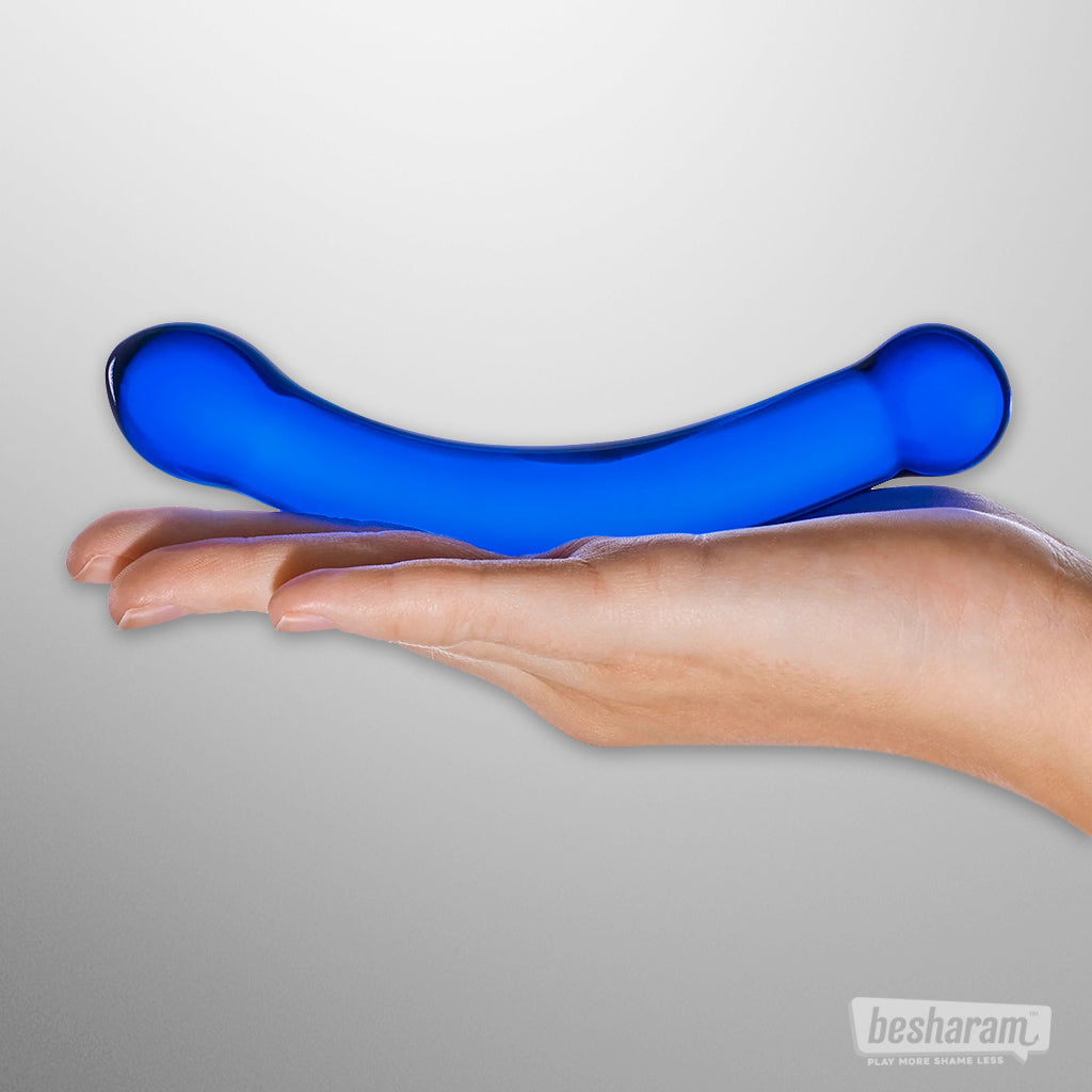 Glas 6&quot; Curved G-Spot Dildo