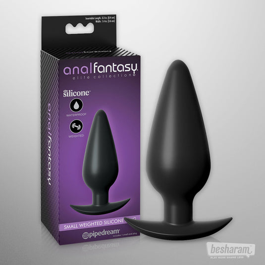 Anal Fantasy Weighted Silicone Plug-IMbesharam.com