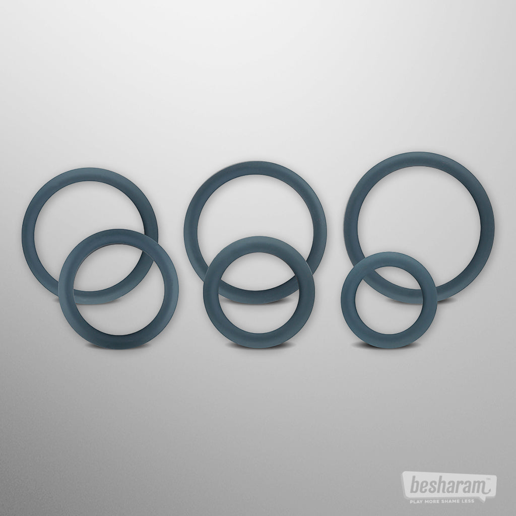 Boners 6 Flat Cock Rings Set