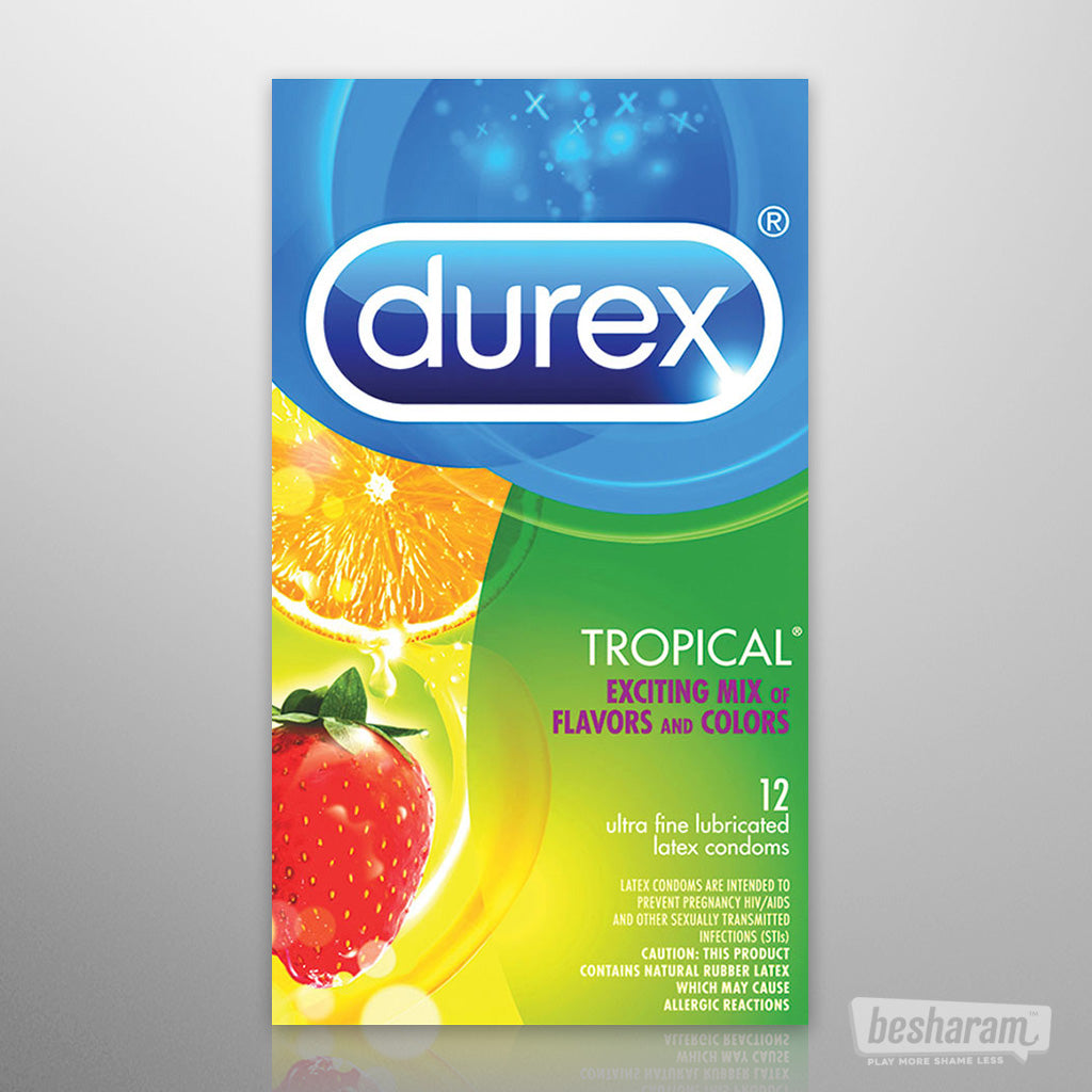 Durex Tropical Flavored Condoms-IMbesharam.com