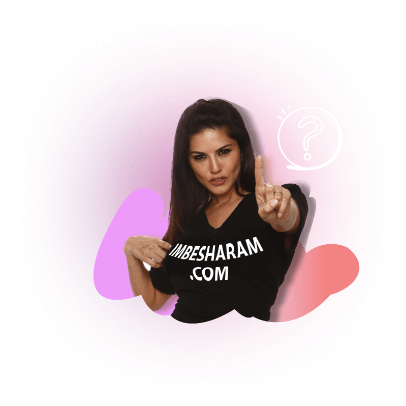 Sunny Leone wearing IMbesharam t-shirt