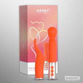 Discreet Coral 2-in-1 Vibrator w Interchangeable head-IMbesharam.com
