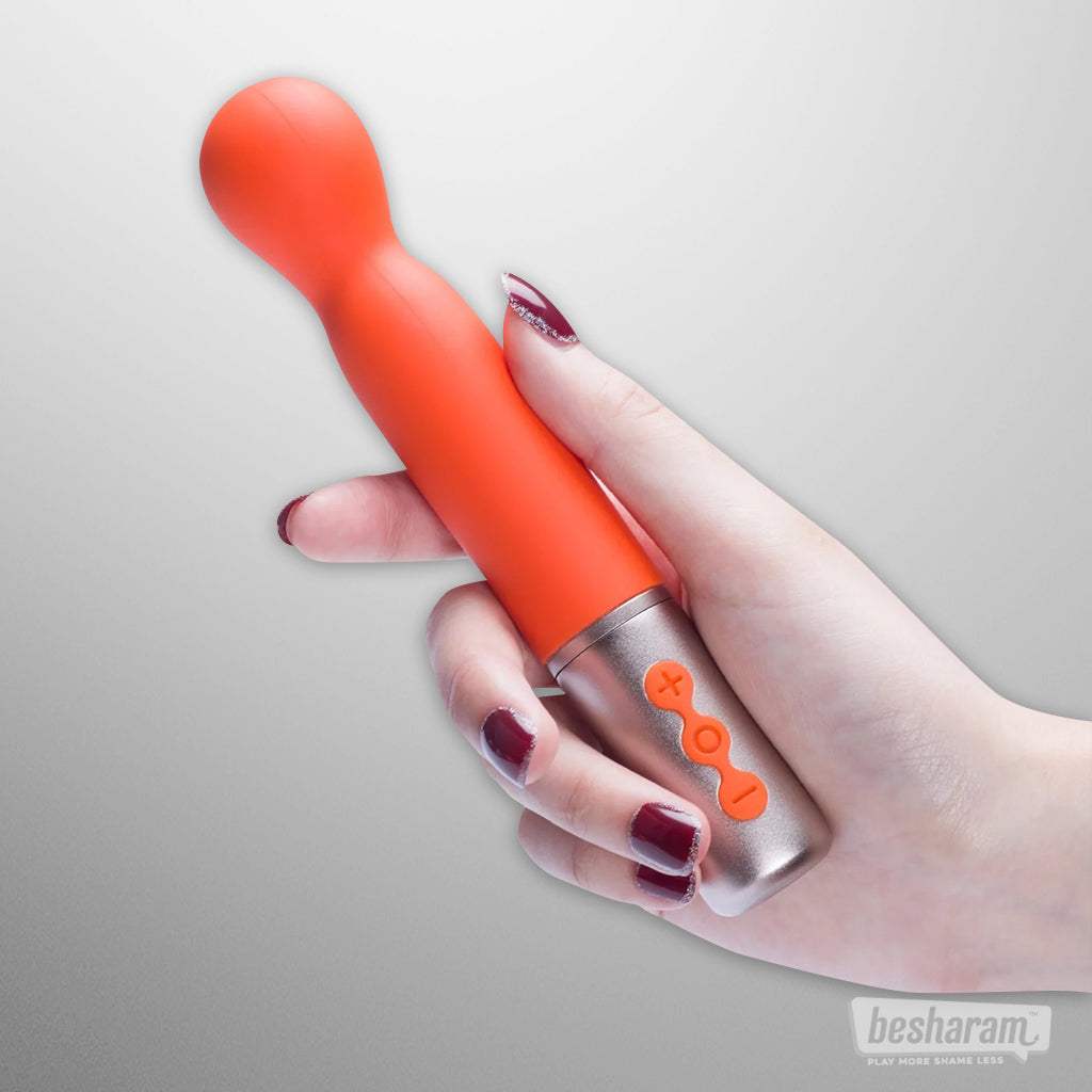 Discreet Coral 2-in-1 Vibrator w Interchangeable head-IMbesharam.com