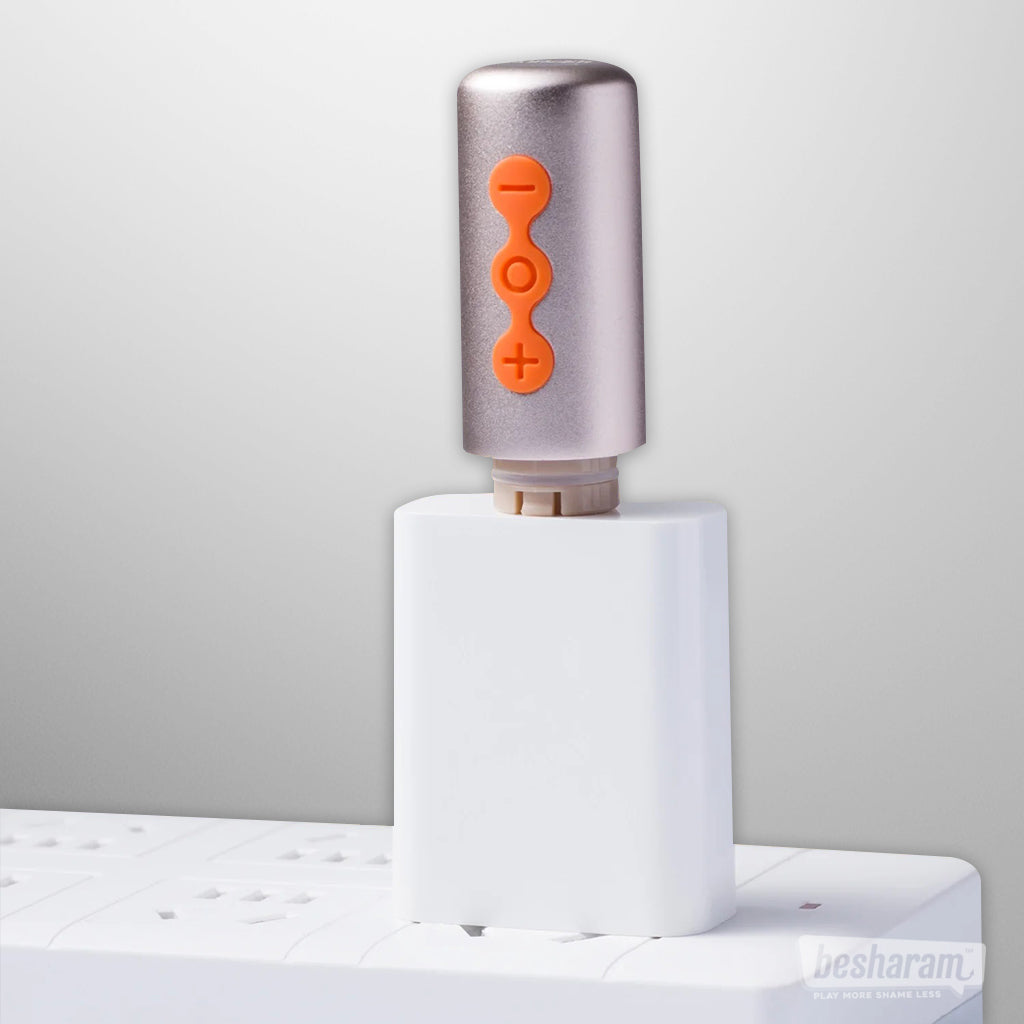 Discreet Coral 2-in-1 Vibrator w Interchangeable head-IMbesharam.com