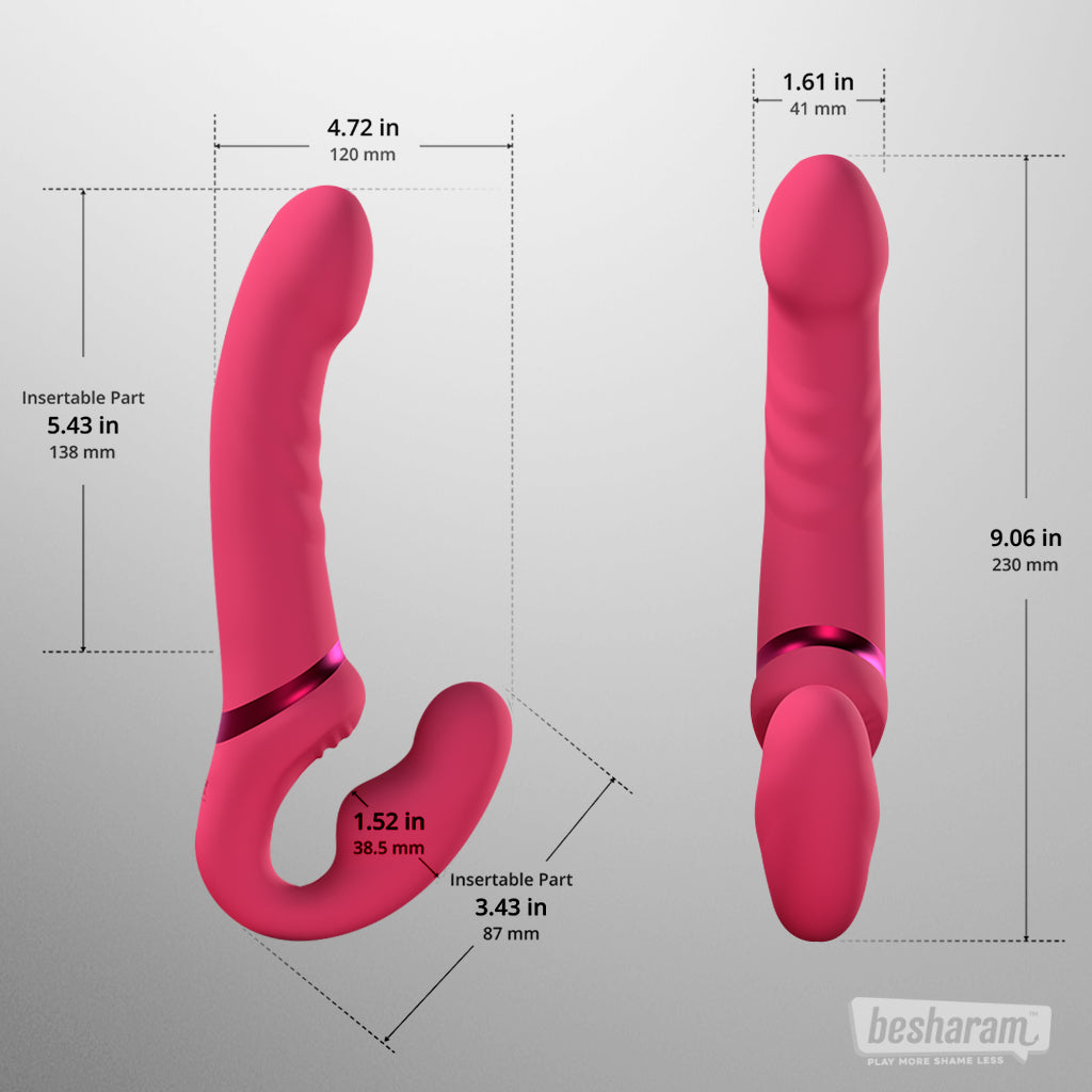 Lovense Lapis Smart Strapless Strap-on-IMbesharam.com