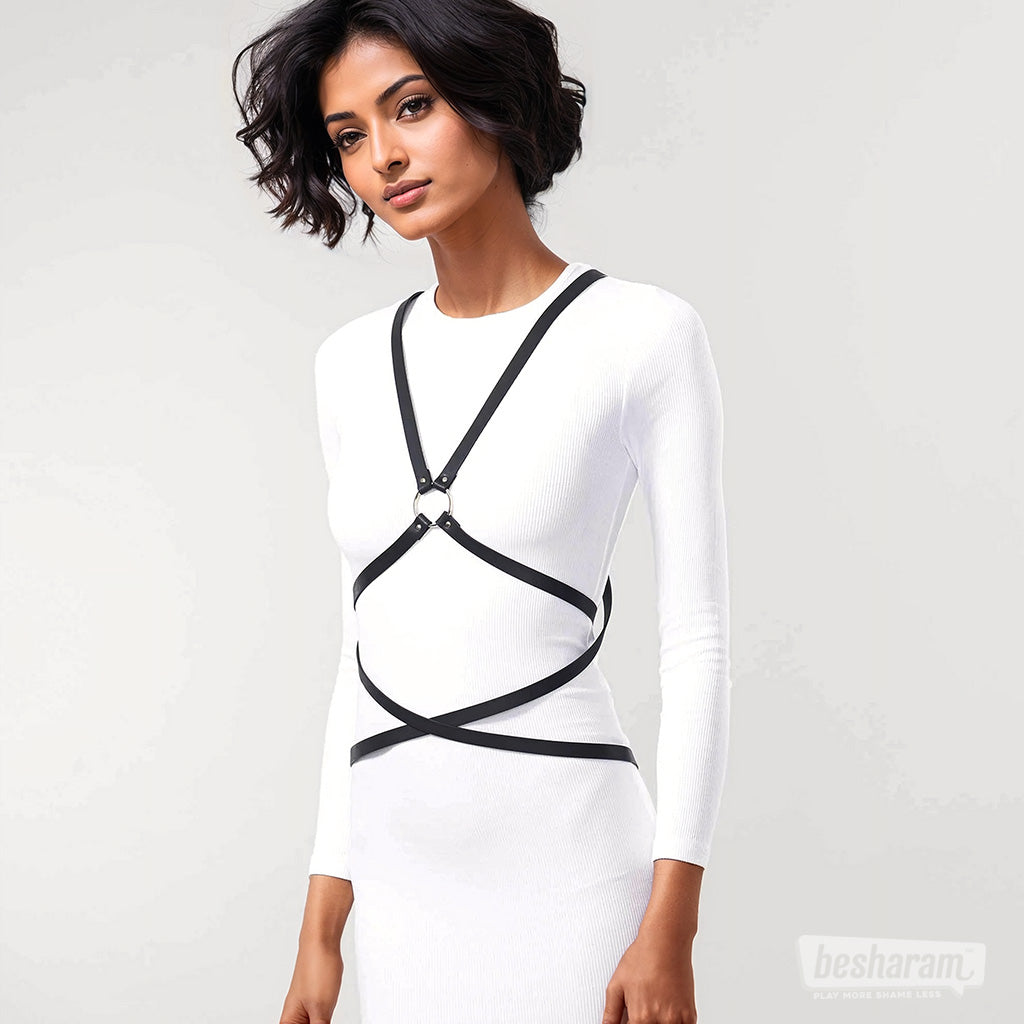 Bijoux Indiscrets Maze Multi-Way Body Harness-IMbesharam.com