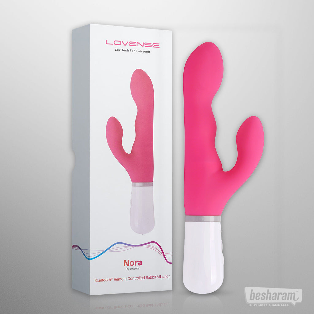 Lovense NORA Wireless Bluetooth App Rabbit Vibrator-IMbesharam.com