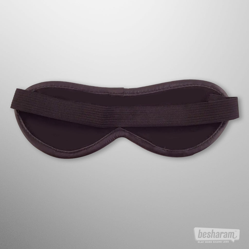 Rouge Leather Blindfold Mask-IMbesharam.com