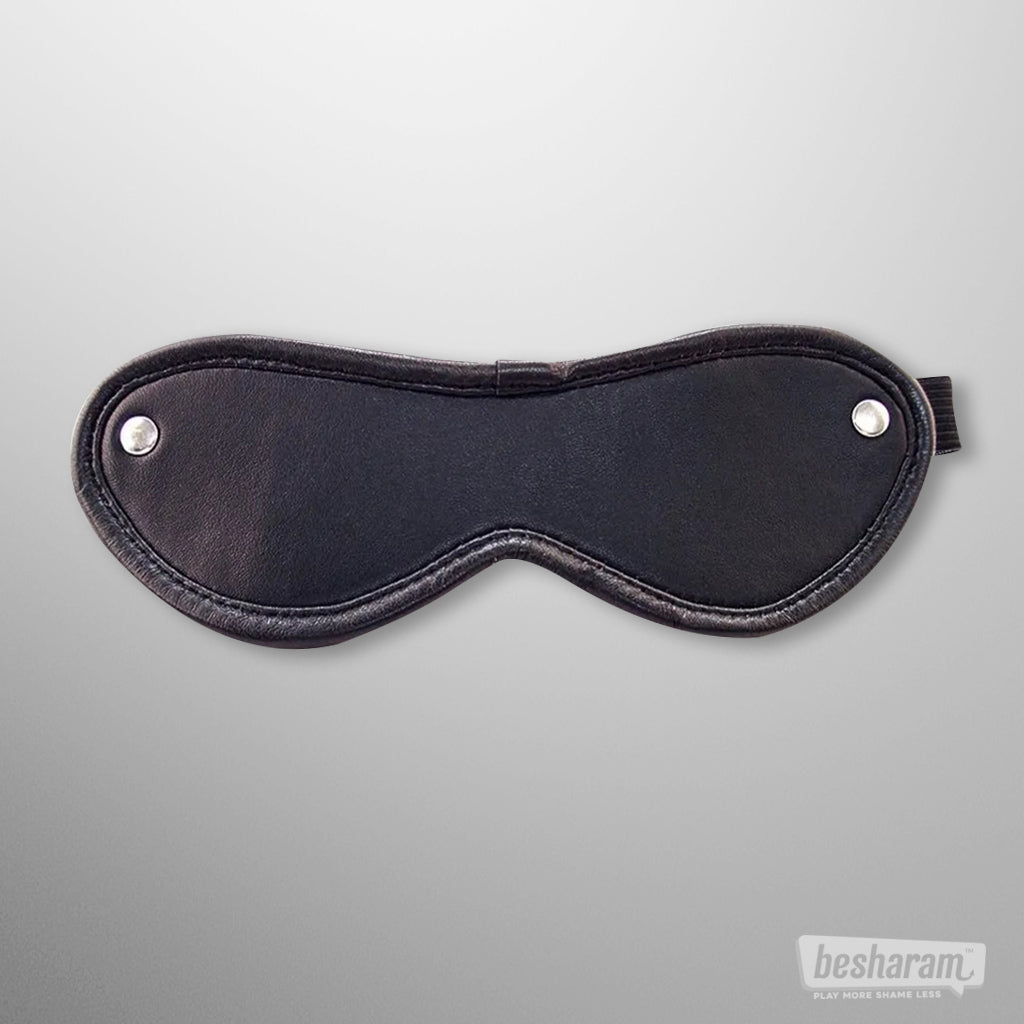 Rouge Leather Blindfold Mask-IMbesharam.com