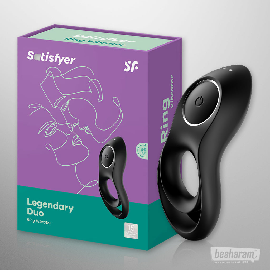 Satisfyer Legendary Duo Vibrating Cock Ring-IMbesharam.com