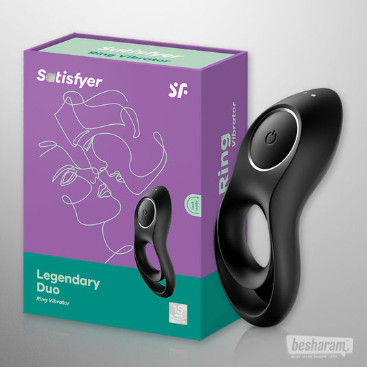 Satisfyer Legendary Duo Vibrating Cock Ring-IMbesharam.com