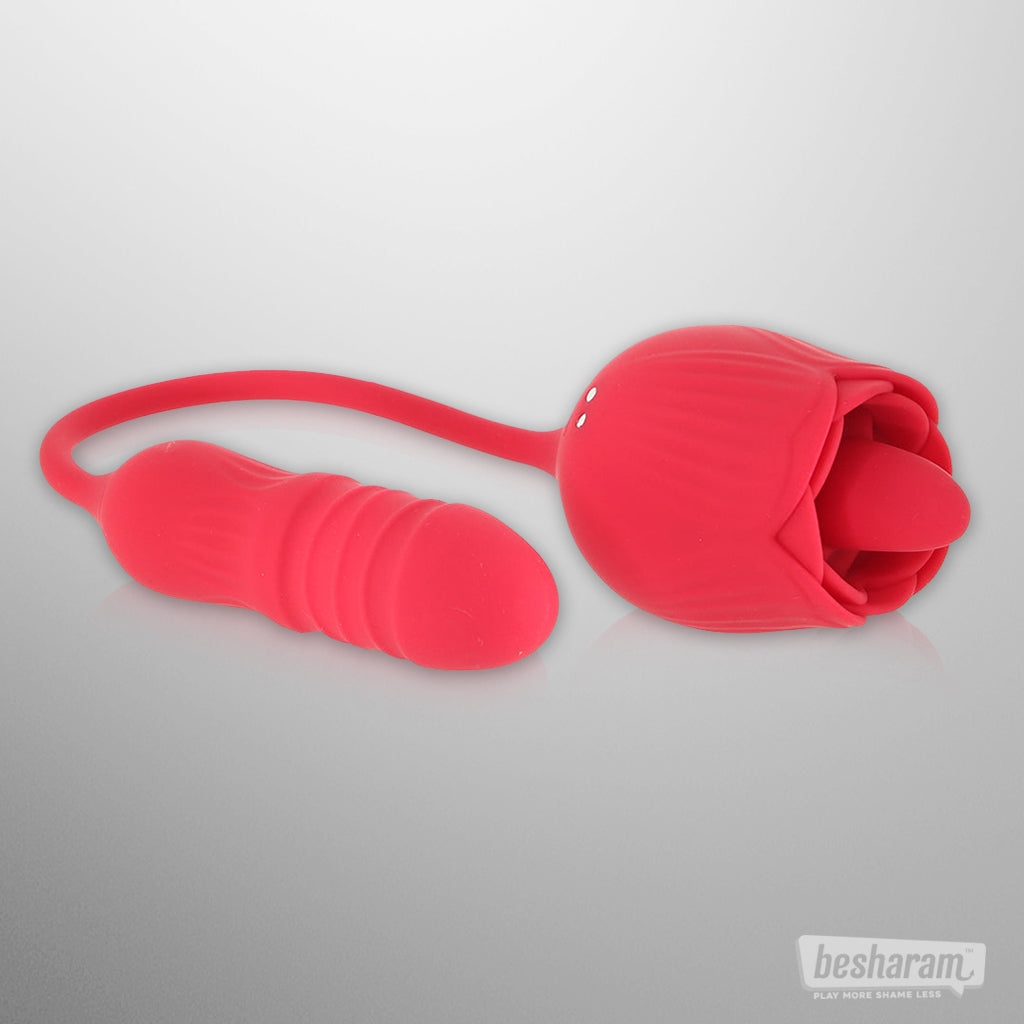 Voodoo Beso Tongue-n-Cheek Dual Vibrator