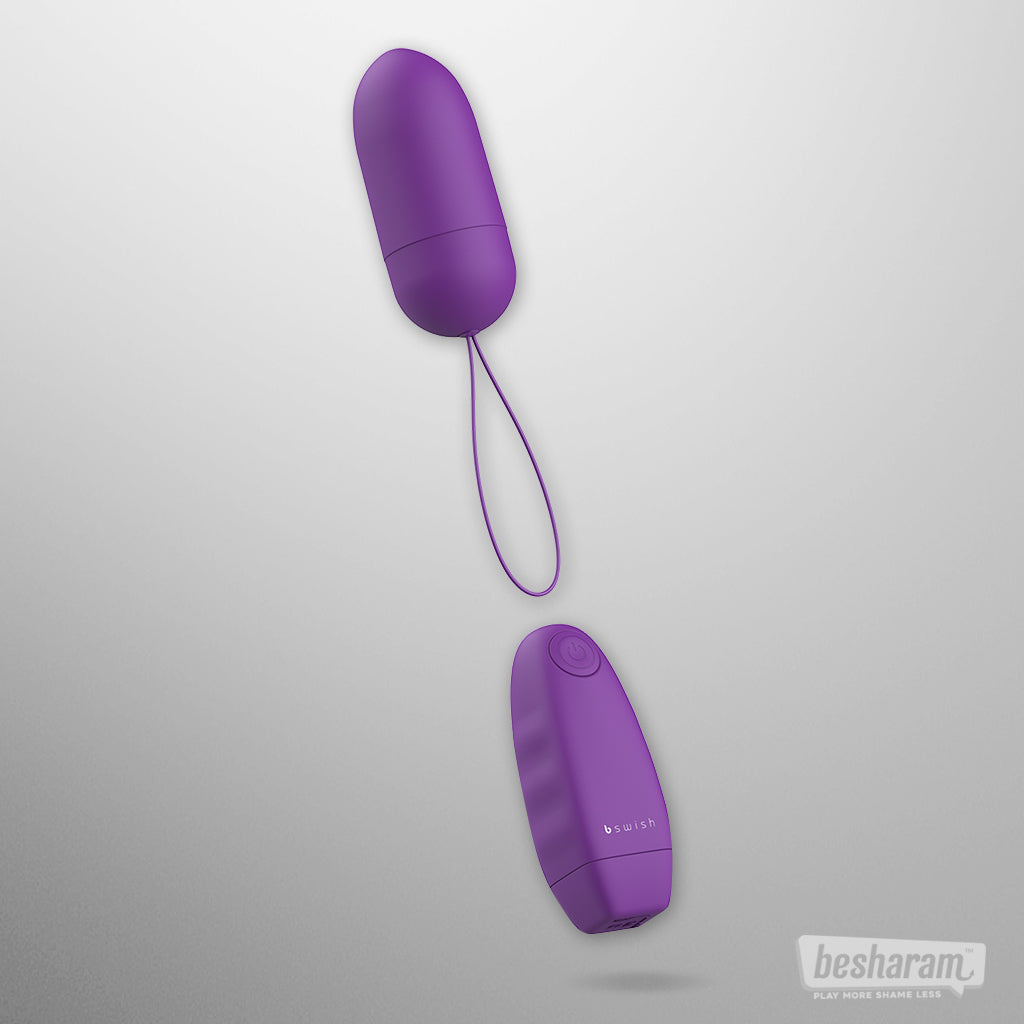 B Swish Bnaughty Classic Unleashed Egg Vibrator-IMbesharam.com