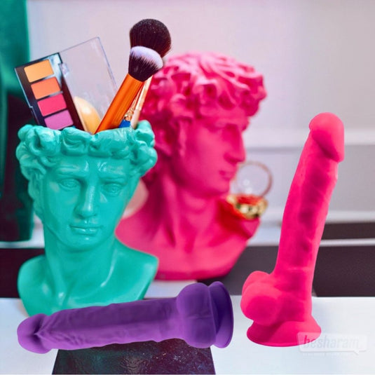 Neon SuperSmooth Dildo-IMbesharam.com