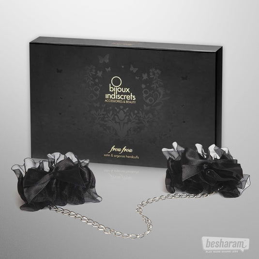 Bijoux Indiscrets Frou Frou Organza Handcuffs-IMbesharam.com