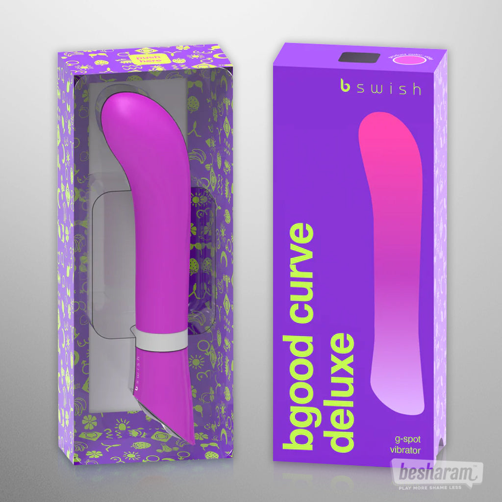 B Swish Bgood Deluxe Curve G-Spot Vibrator-IMbesharam.com