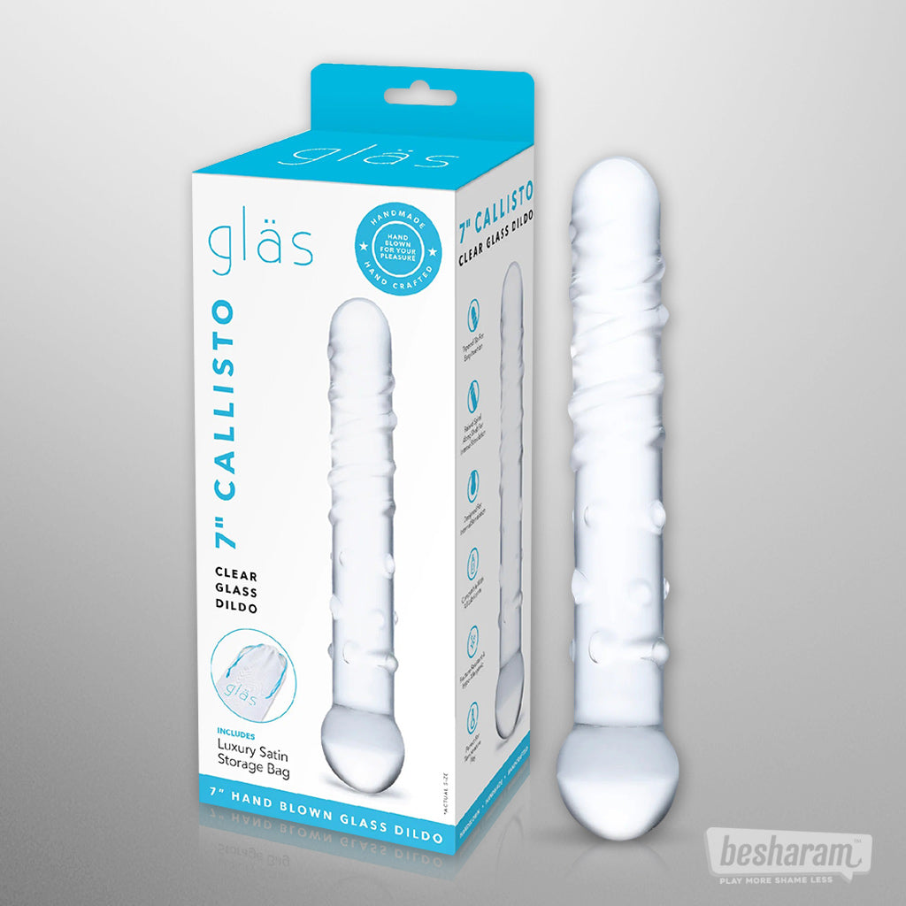 Glas Callisto Clear Glass Dildo