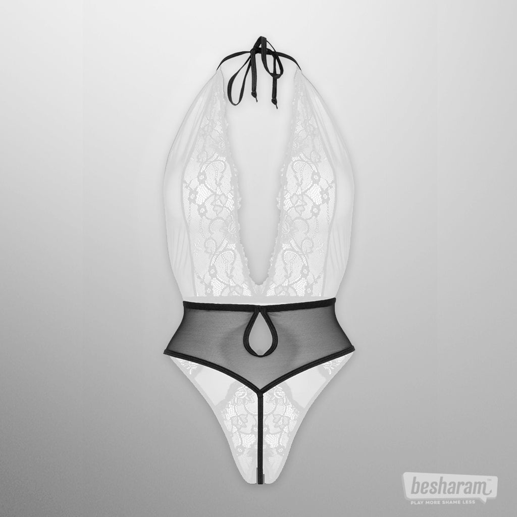 Christine Dina Crotchless Teddy-IMbesharam.com