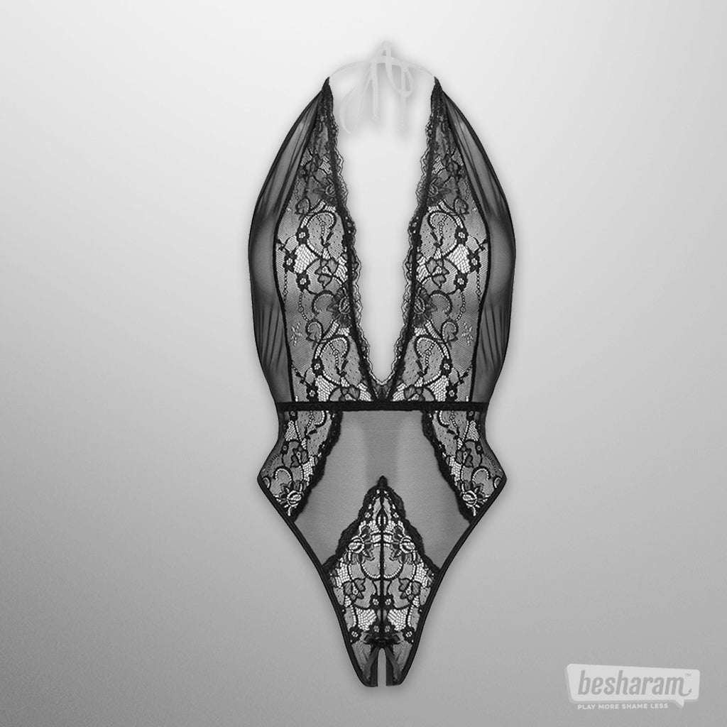 Christine Dina Crotchless Teddy-IMbesharam.com