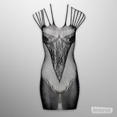 Christine Riana Glitter Net Dress-IMbesharam.com