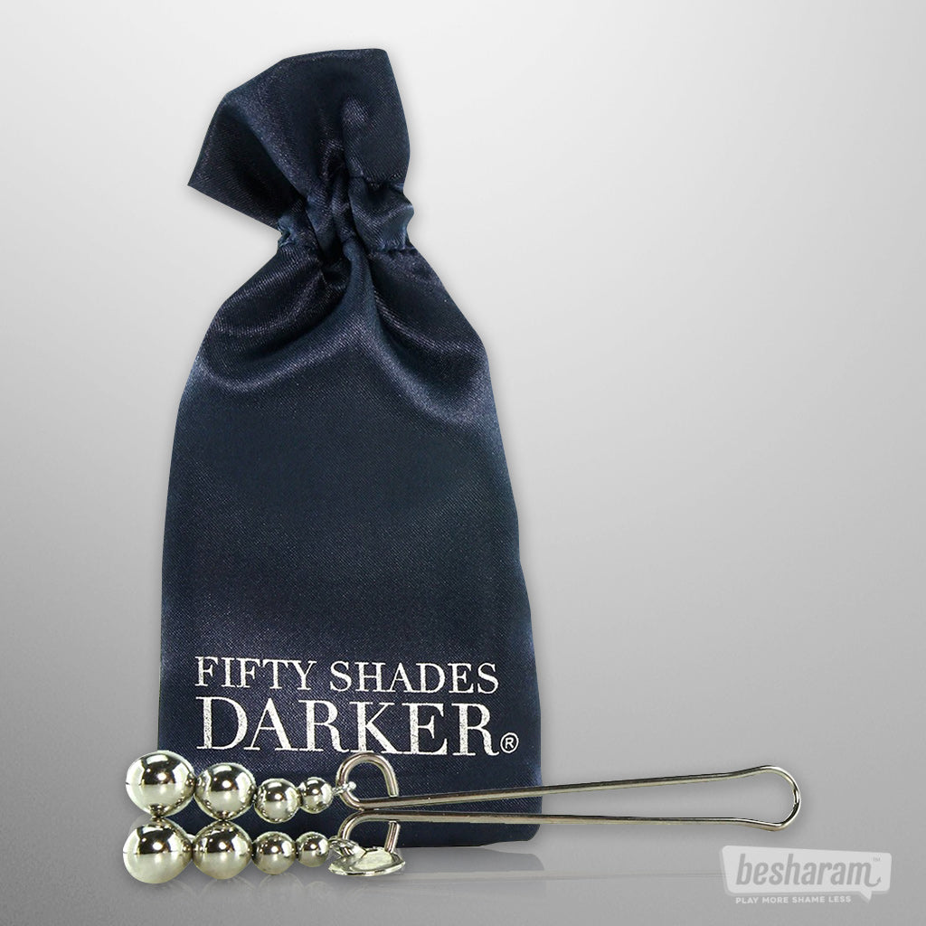 Fifty Shades Darker Just Sensation Beaded Clitoral Clamp