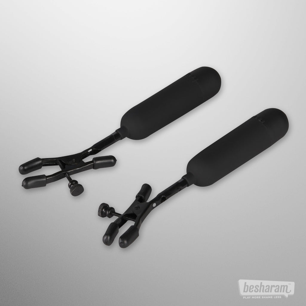 Fetish Fantasy Cordless Vibrating Nipple Clamps