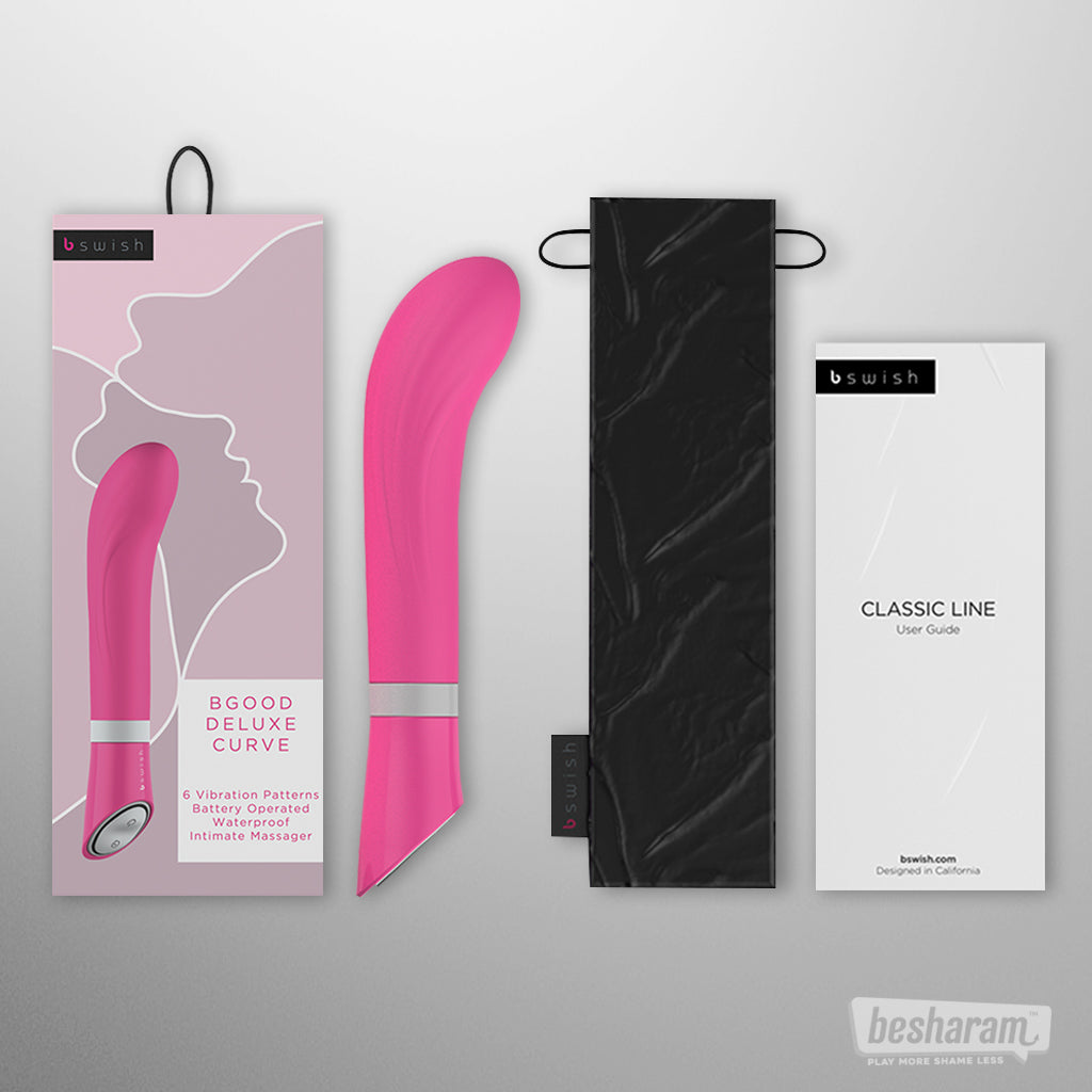 B Swish Bgood Deluxe Curve G-Spot Vibrator-IMbesharam.com