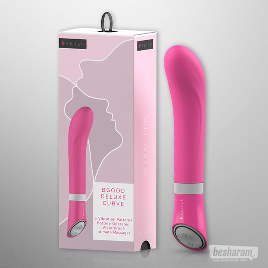 B Swish Bgood Deluxe Curve G-Spot Vibrator-IMbesharam.com