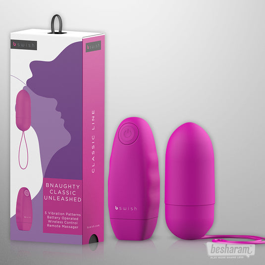 B Swish Bnaughty Classic Unleashed Egg Vibrator-IMbesharam.com