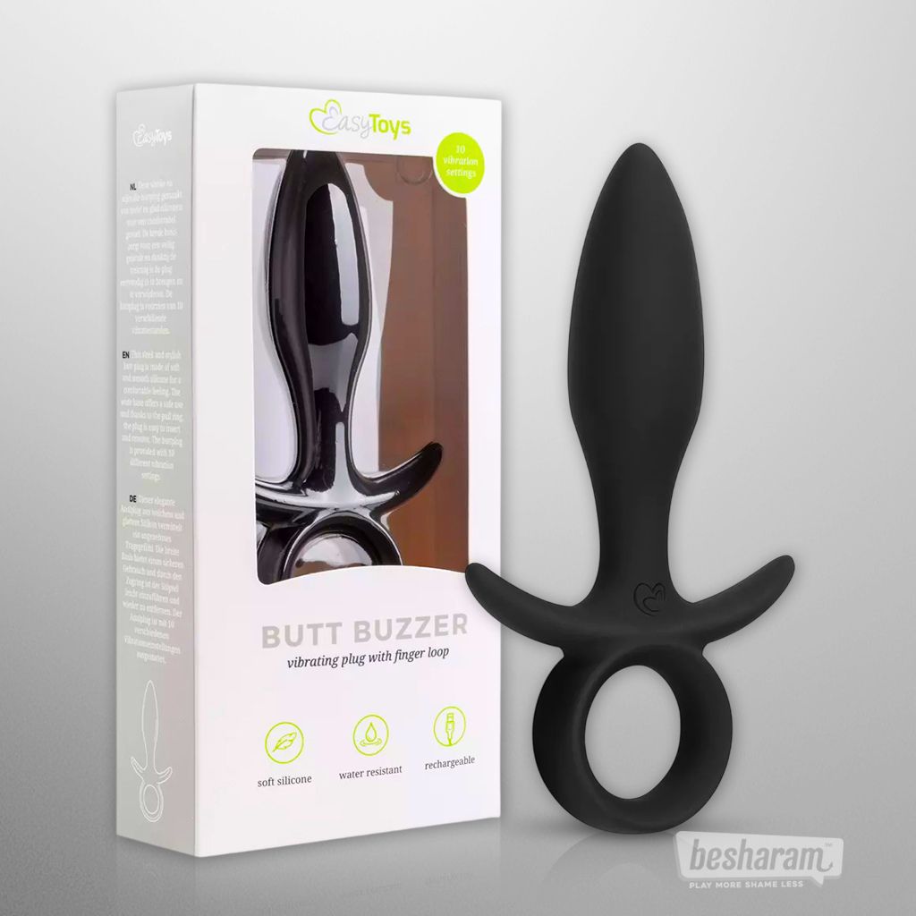EasyToys Butt Buzzer Vibrating Butt Plug