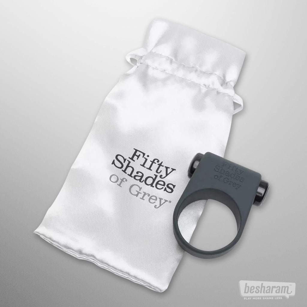 Fifty Shades Of Grey Feel It Baby Vibrating Cock Ring-IMbesharam.com