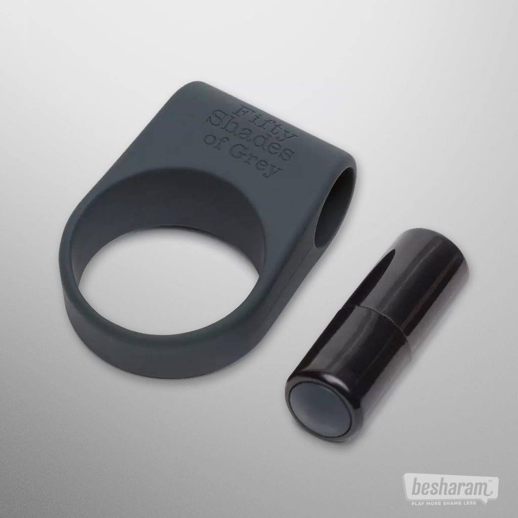 Fifty Shades Of Grey Feel It Baby Vibrating Cock Ring-IMbesharam.com