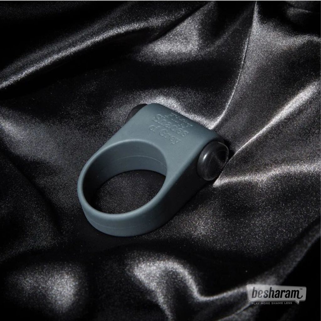 Fifty Shades Of Grey Feel It Baby Vibrating Cock Ring-IMbesharam.com