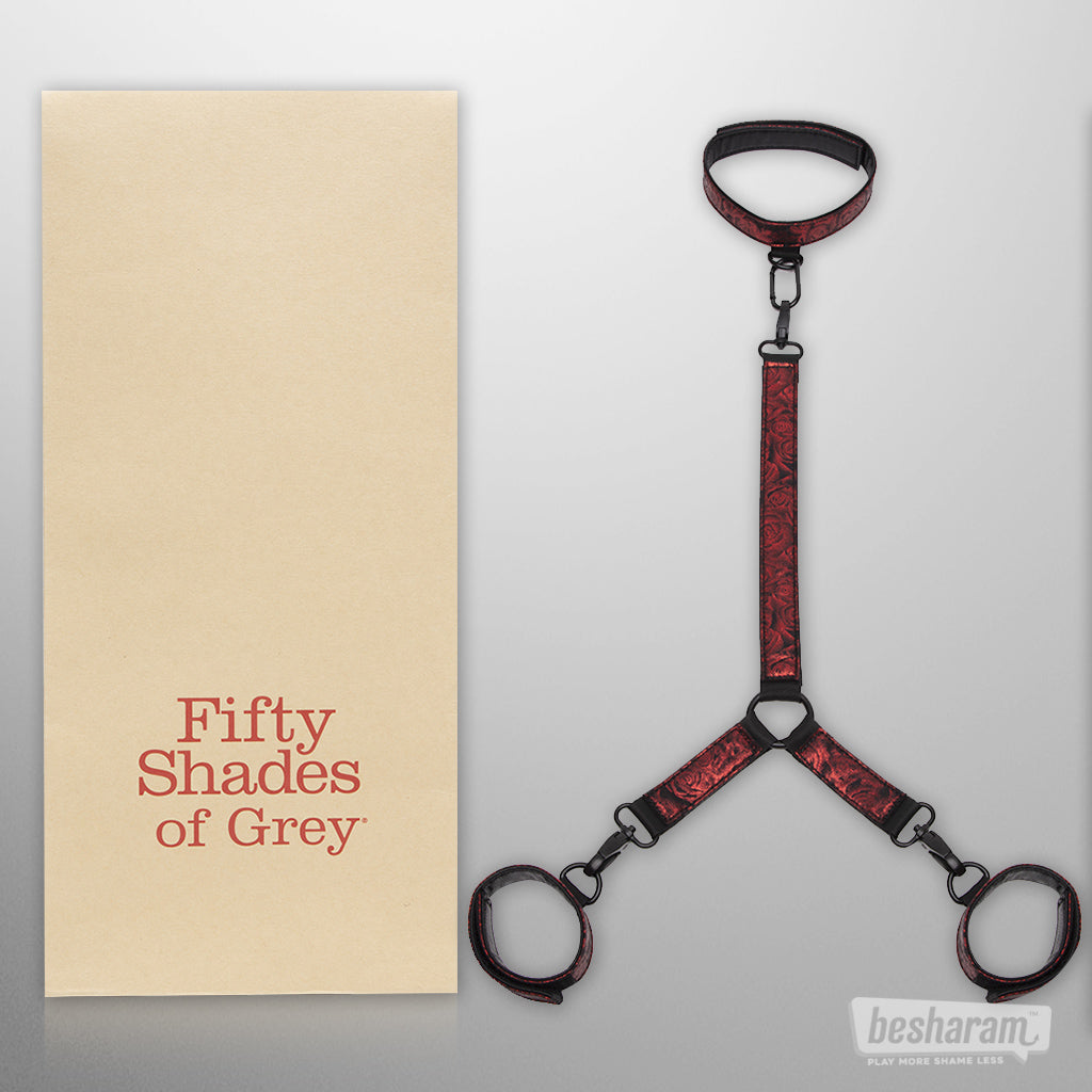 Fifty Shades of Grey Collar with Handcuffs-IMbesharam.com