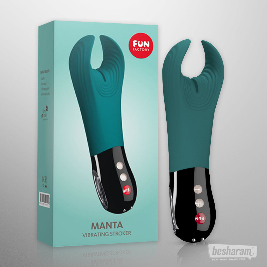 Fun Factory Manta Vibrating Stroker-IMbesharam.com