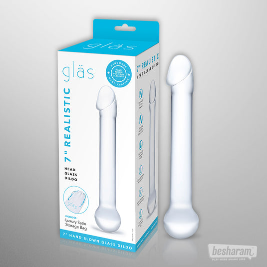 Glas Realistic Head Dildo