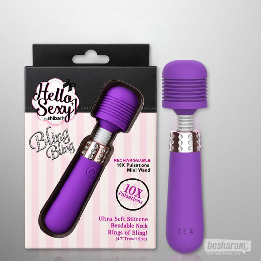 Shibari Hello Sexy Bling Bling Mini Massager