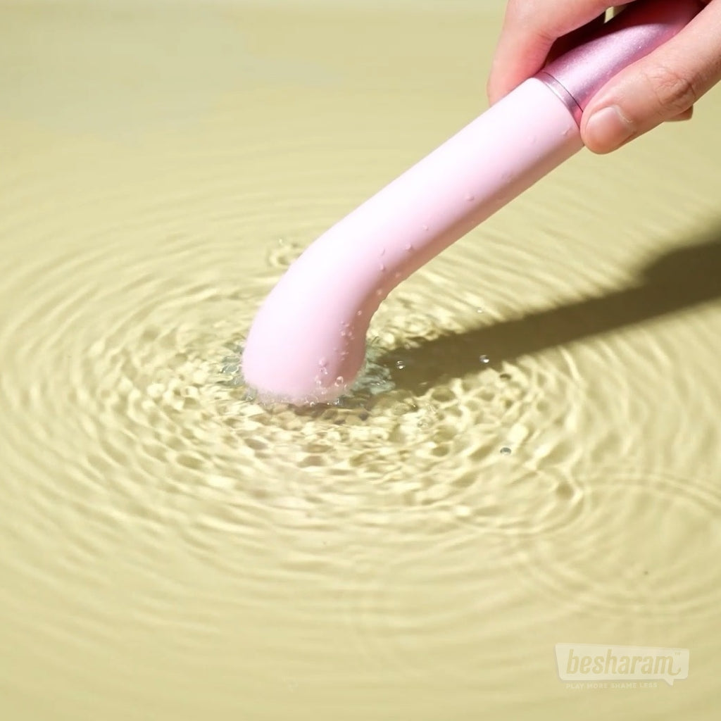 Discreet Pink 2-in-1 Vibrator w Interchangeable head-IMbesharam.com