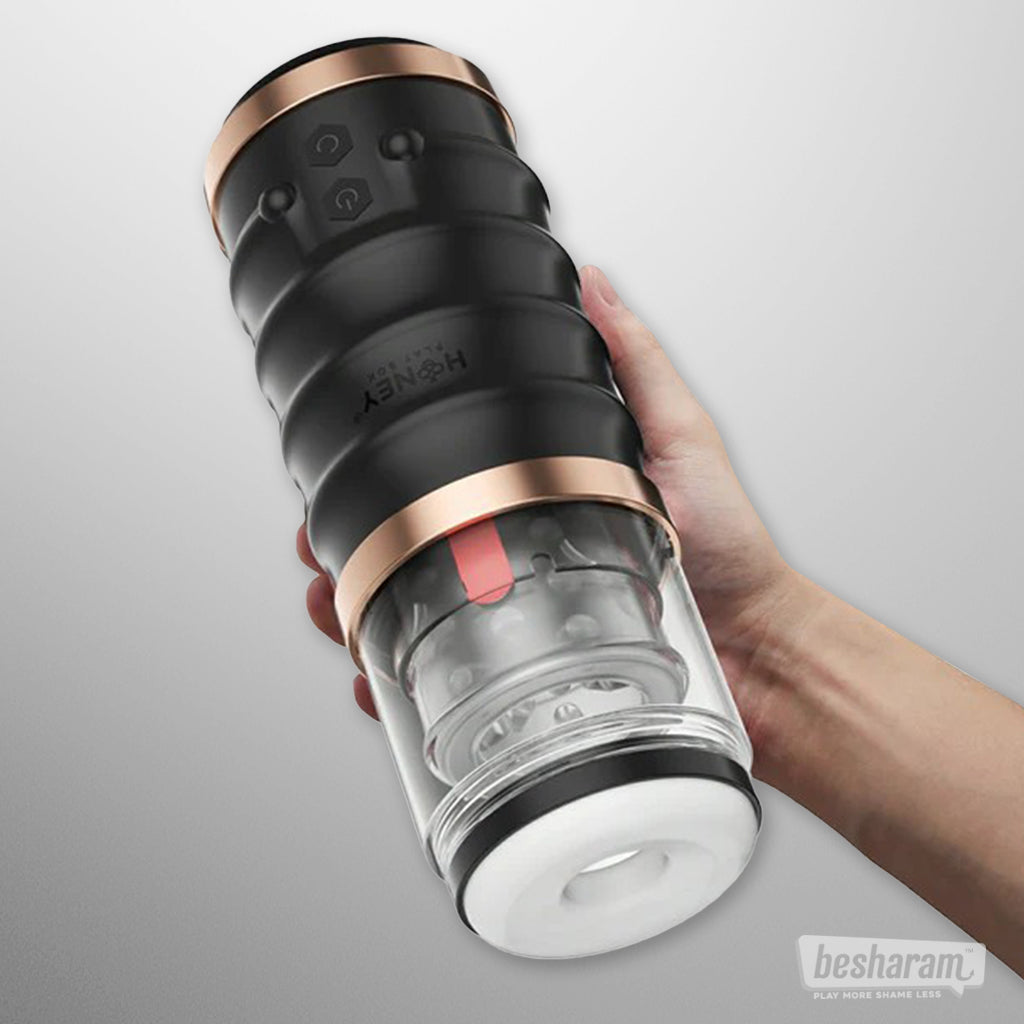 Automatic Thrusting + Rotating Masturbator-IMbesharam.com