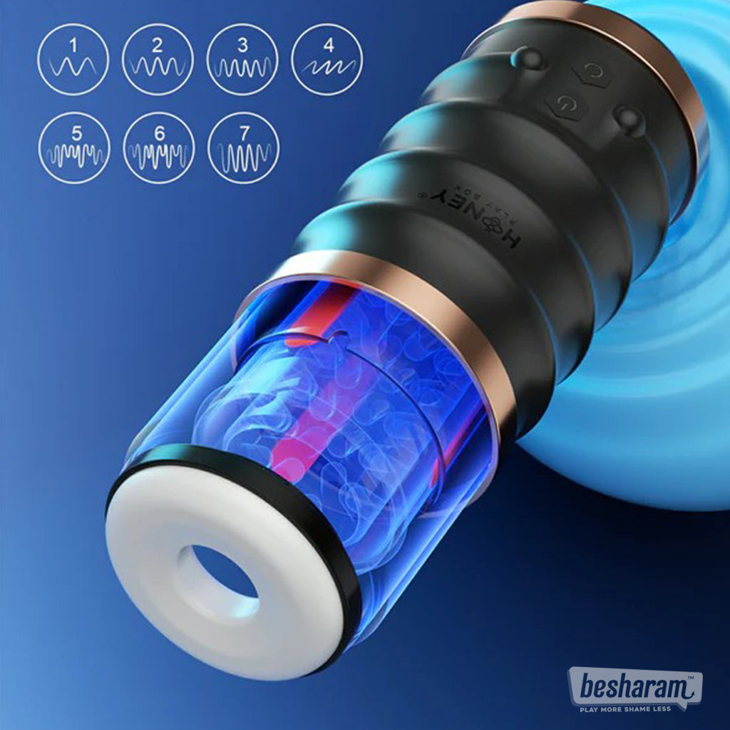 Automatic Thrusting + Rotating Masturbator-IMbesharam.com