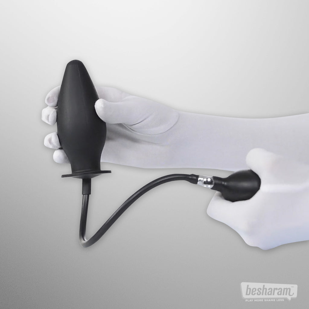 Anal Fantasy Inflatable Silicone Butt Plug-IMbesharam.com