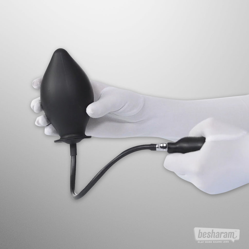 Anal Fantasy Inflatable Silicone Butt Plug-IMbesharam.com