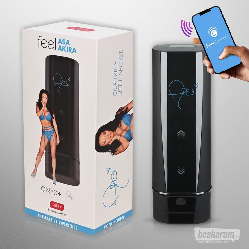 Kiiroo Onyx+ Asa Akira Interactive Masturbator-IMbesharam.com