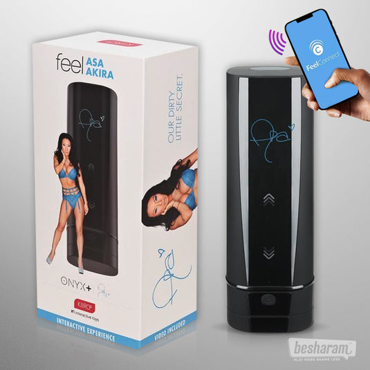 Kiiroo Onyx+ Asa Akira Interactive Masturbator-IMbesharam.com