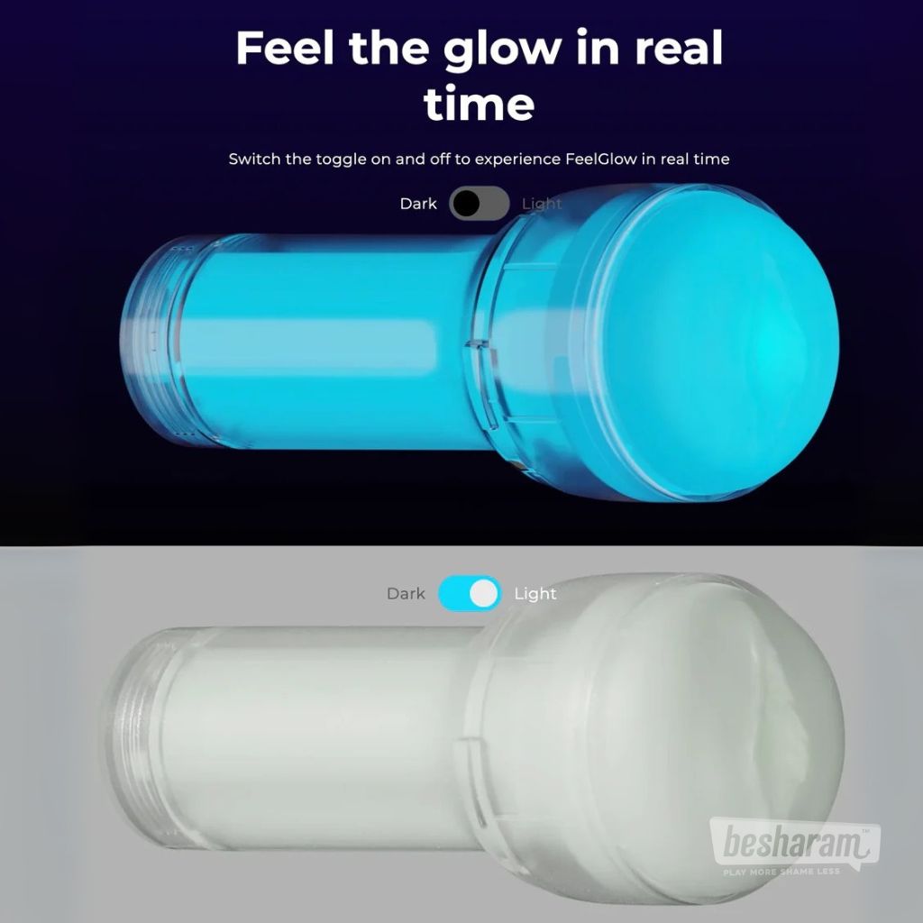 Kiiroo FeelGlow Glow-in-the-Dark Masturbator-IMbesharam.com