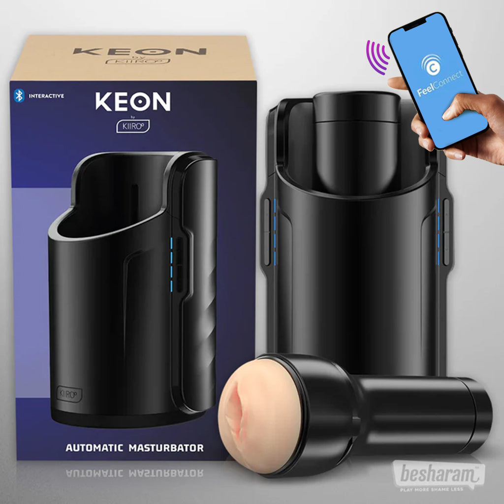 Kiiroo Keon Interactive Automatic Masturbator & Stroker Combo Pack-IMbesharam.com