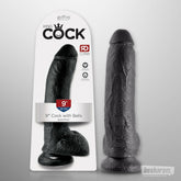 King Cock 9" Realistic Dildo with Balls-IMbesharam.com