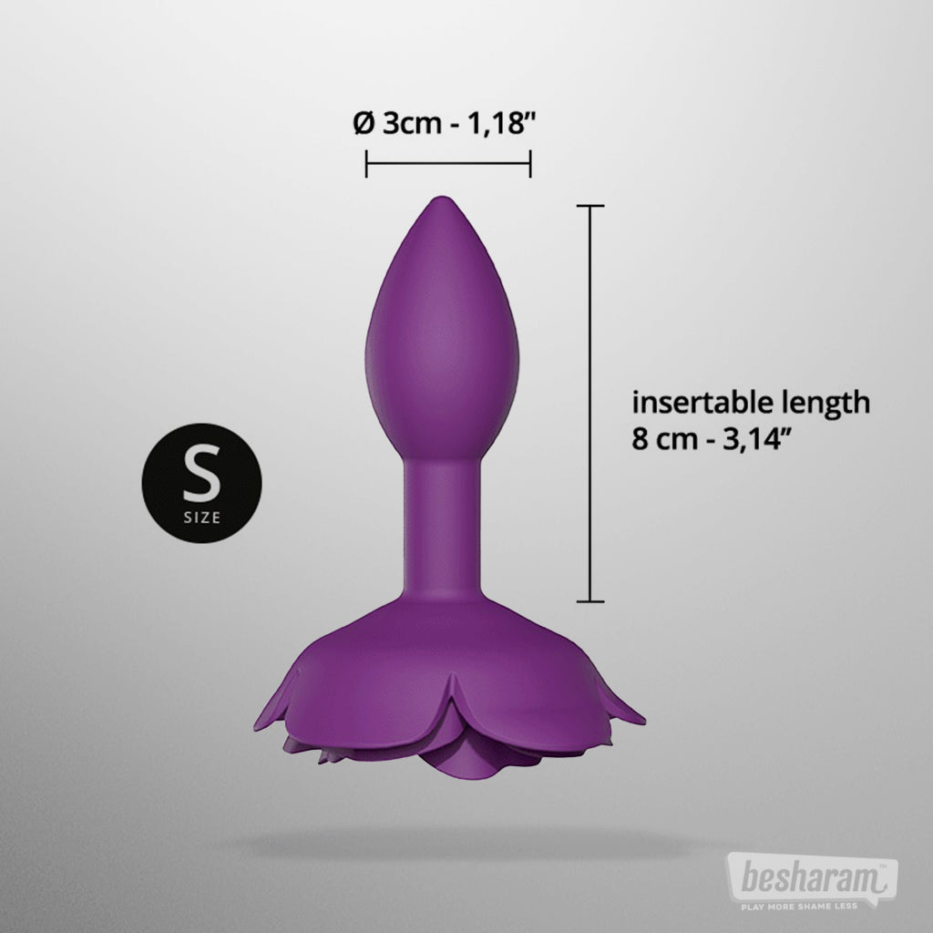 Love to Love Rose Butt Plug-IMbesharam.com