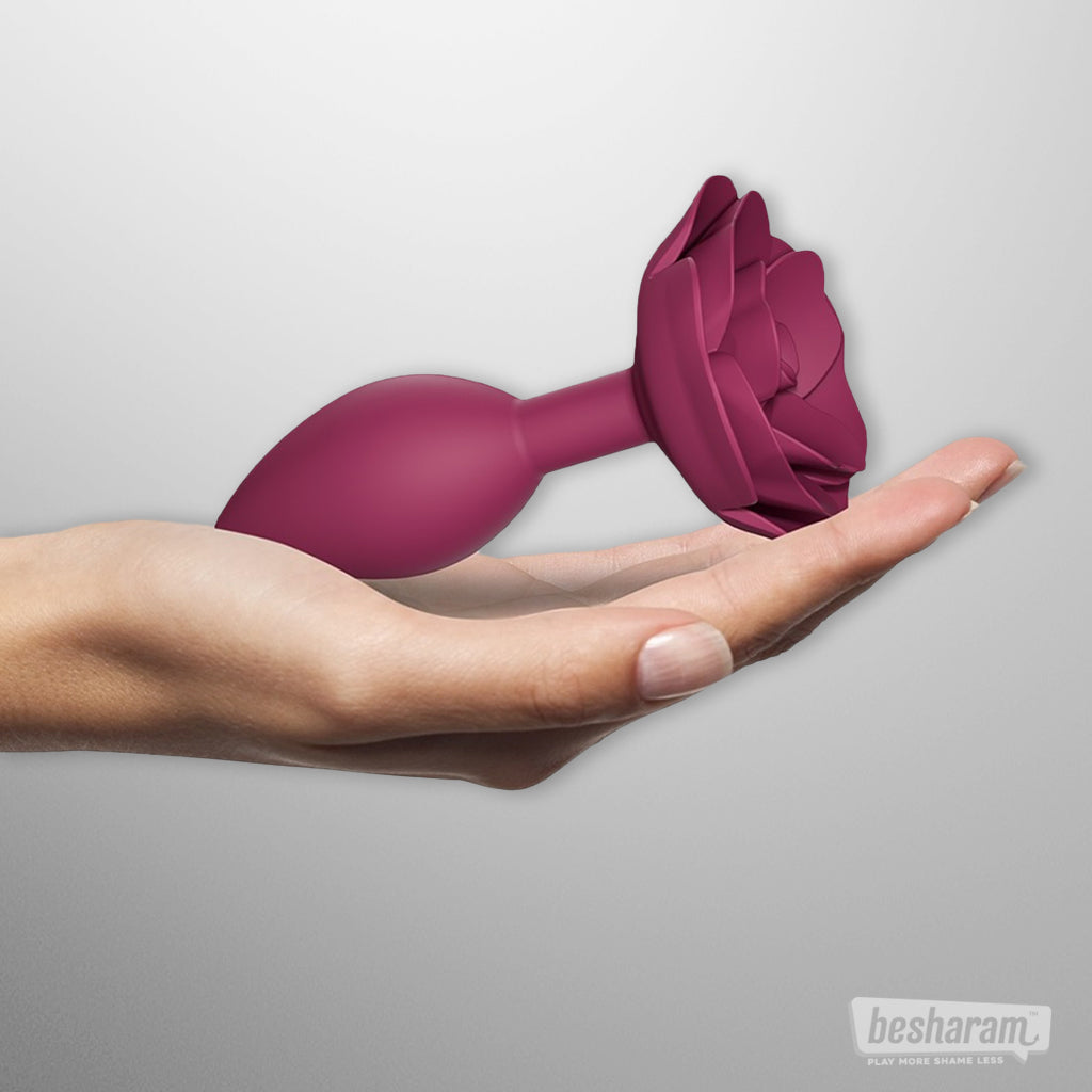 Love to Love Rose Butt Plug-IMbesharam.com
